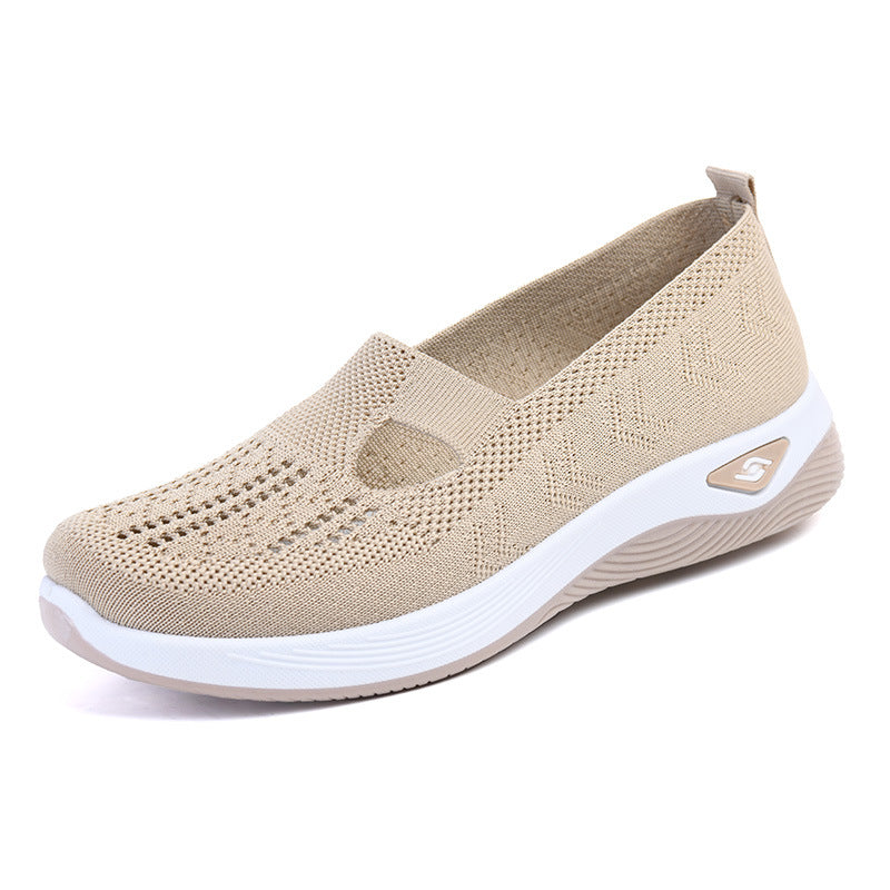 Zapatillas Comfort Transpirables Antideslizantes en color caqui