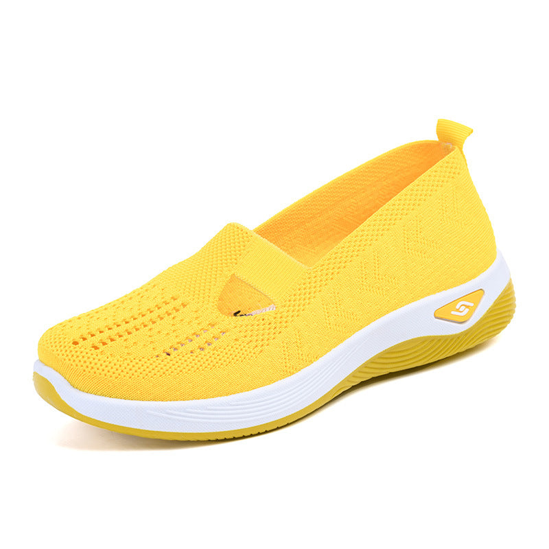 Zapatillas Comfort Transpirables Antideslizantes en color amarillo