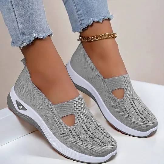 Zapatillas Comfort Transpirables Antideslizantes en color gris