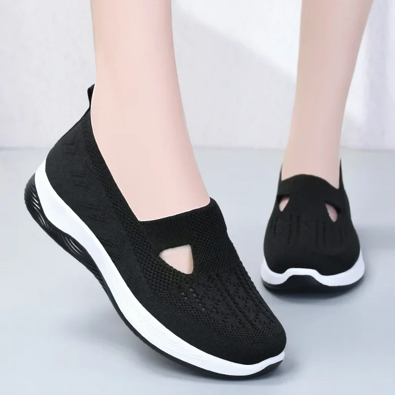 Zapatillas Comfort Transpirables Antideslizantes en color negro