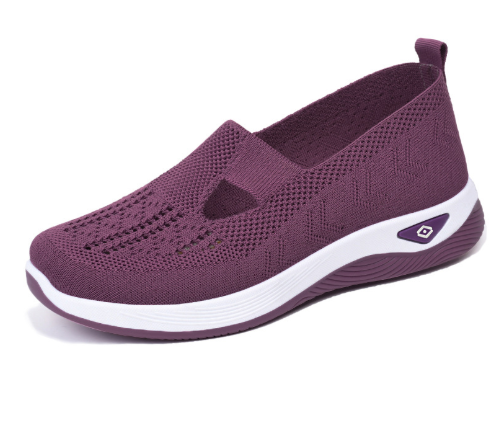 Zapatillas Comfort Transpirables Antideslizantes en color violeta oscuro