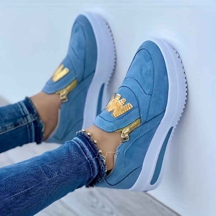 Zapatos Ergonómicos de Horma Natural en color azul