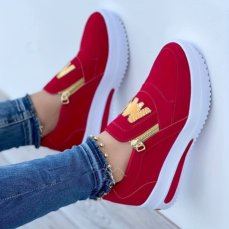 Zapatos Ergonómicos de Horma Natural en color rojo