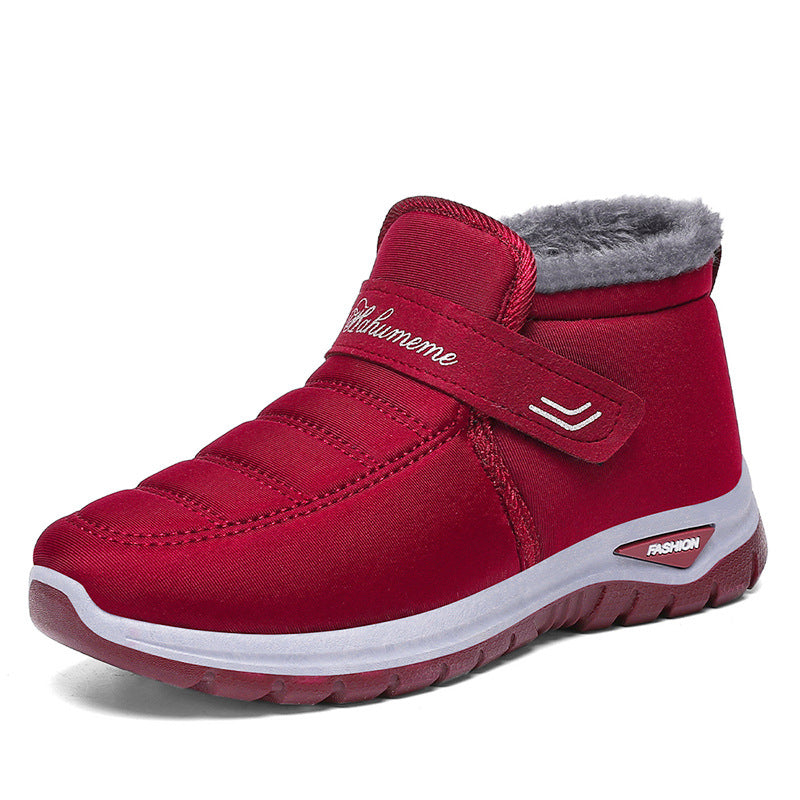 Zapatillas de Invierno Cálidas sin Cordones en color rojo