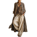 Conjunto Boho de Tres Piezas en color camel